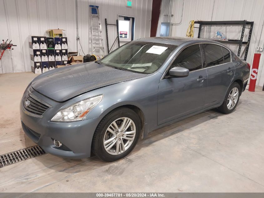 2010 Infiniti G37X VIN: JN1CV6ARXAM459063 Lot: 39457781