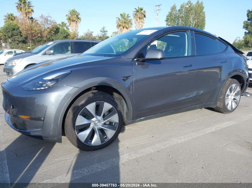 2023 Tesla Model Y Awd/Long Range Dual Motor All-Wheel Drive VIN: 7SAYGDEE9PF978201 Lot: 39457783