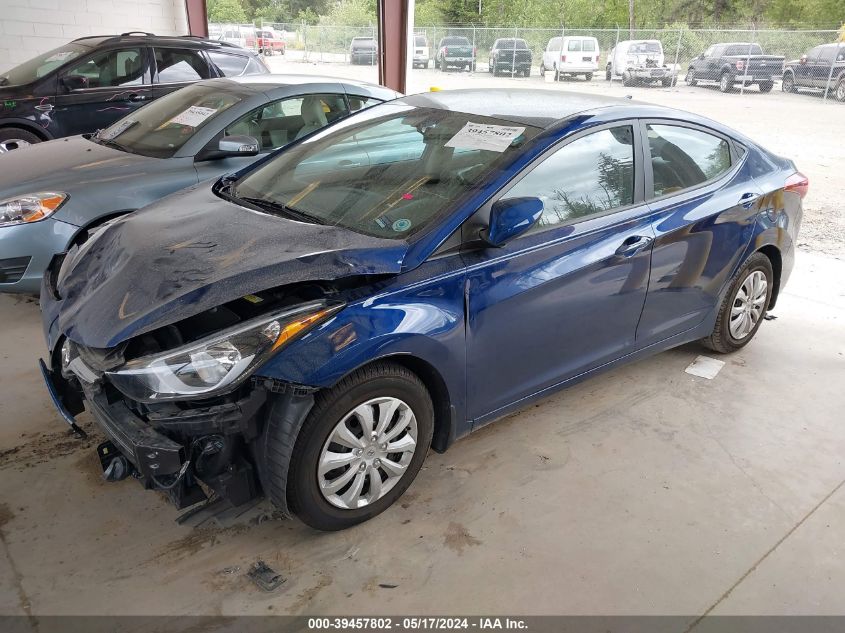 2016 Hyundai Elantra Se VIN: 5NPDH4AE2GH757555 Lot: 39457802