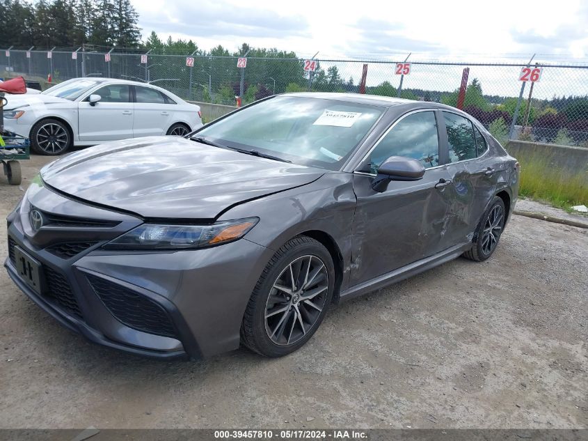 2021 Toyota Camry Se/Se Nightshade Edition VIN: 4T1G11AK0MU521764 Lot: 39457810