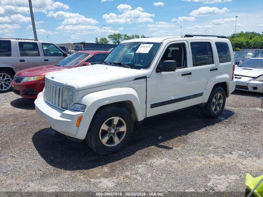 2008 Jeep Liberty Sport VIN: 1J8GP28K48W257160 Lot: 39457818