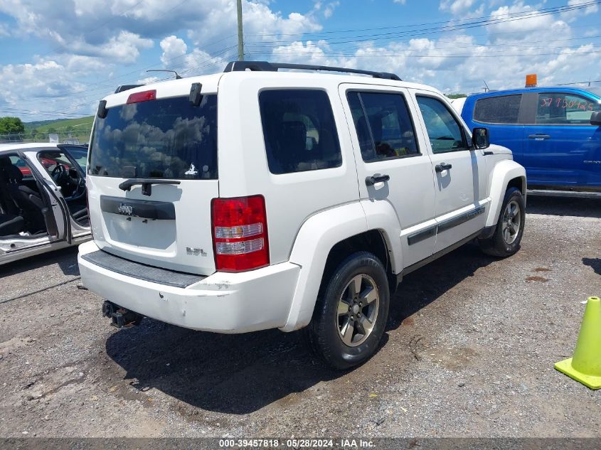 2008 Jeep Liberty Sport VIN: 1J8GP28K48W257160 Lot: 39457818