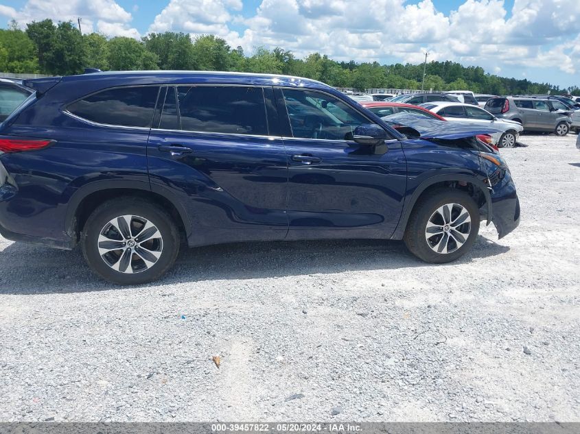 2021 Toyota Highlander Xle VIN: 5TDHZRAH3MS076400 Lot: 39457822