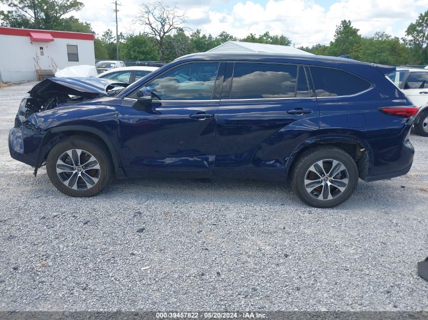2021 Toyota Highlander Xle VIN: 5TDHZRAH3MS076400 Lot: 39457822
