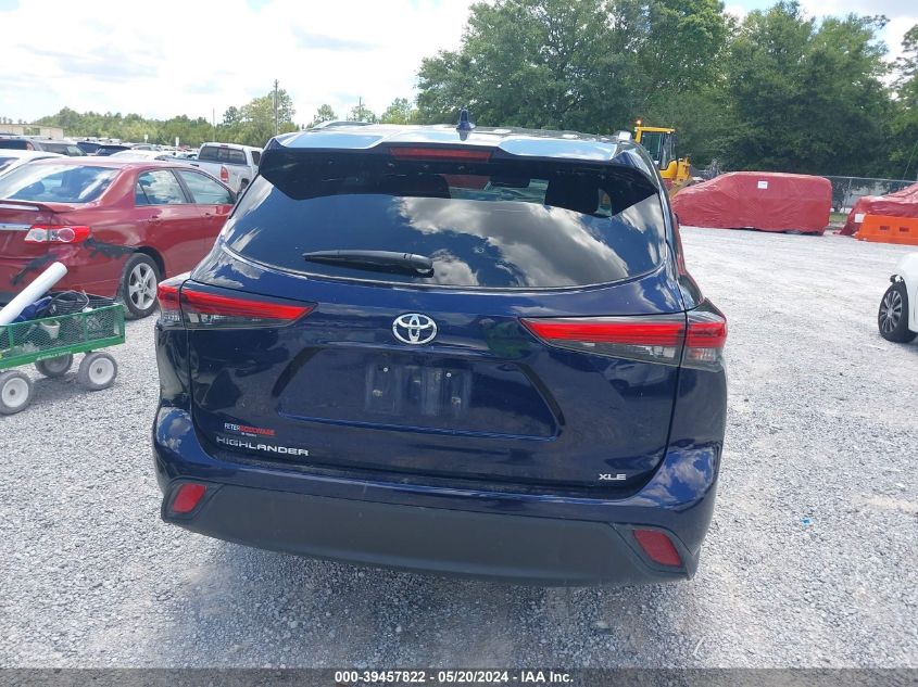 2021 Toyota Highlander Xle VIN: 5TDHZRAH3MS076400 Lot: 39457822