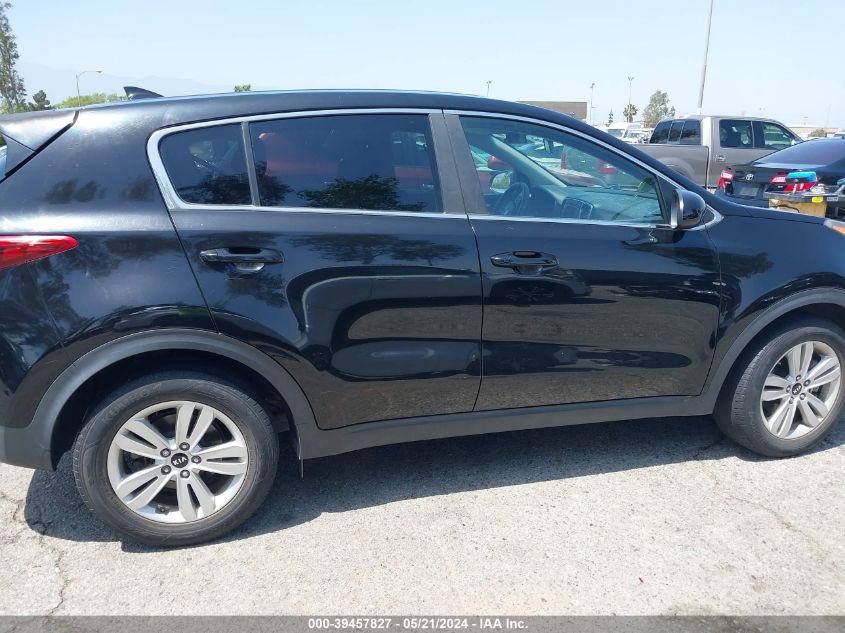 2018 Kia Sportage Lx VIN: KNDPM3ACXJ7422847 Lot: 39457827