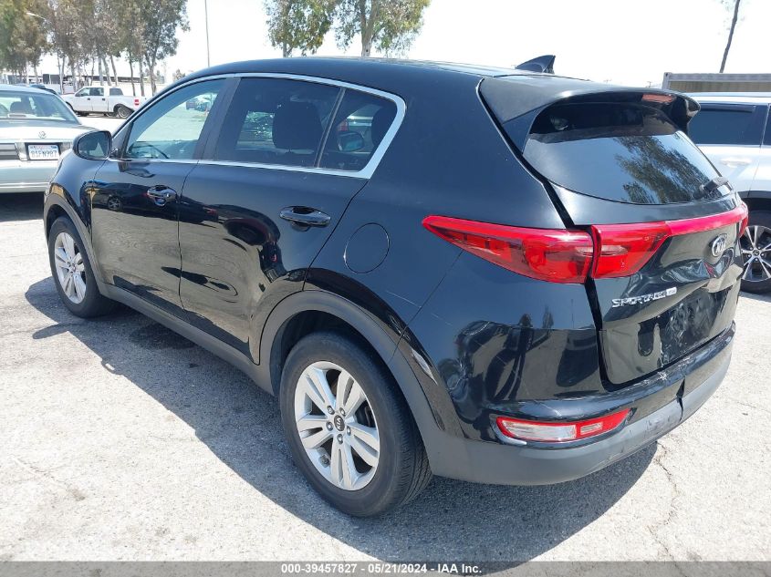 2018 Kia Sportage Lx VIN: KNDPM3ACXJ7422847 Lot: 39457827