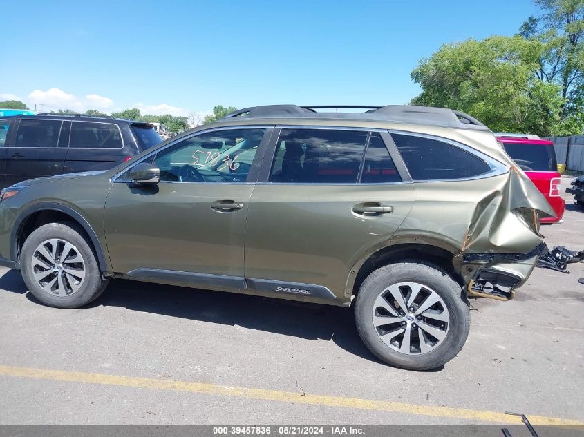 2020 Subaru Outback Premium VIN: 4S4BTACC8L3205351 Lot: 39457836