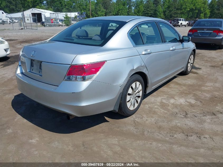 2010 Honda Accord 2.4 Lx VIN: 1HGCP2F38AA111110 Lot: 39457839