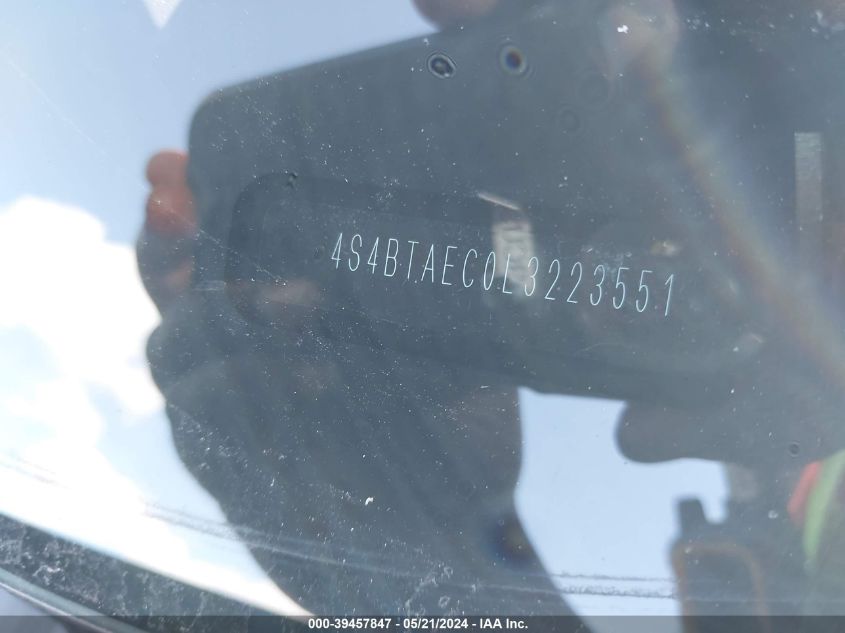 2020 Subaru Outback Premium VIN: 4S4BTAEC0L3223551 Lot: 39457847