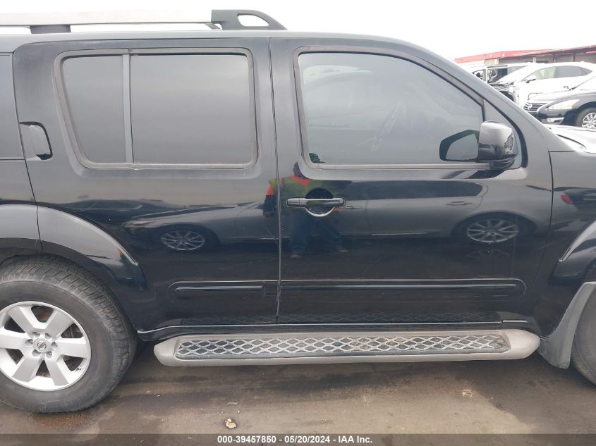 2008 Nissan Pathfinder Se VIN: 5N1AR18U08C626922 Lot: 39457850