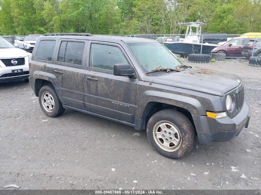 2016 Jeep Patriot Sport VIN: 1C4NJRBBXGD782896 Lot: 39457869