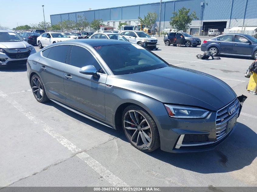 2018 Audi S5 3.0T Premium Plus VIN: WAUB4CF5XJA009217 Lot: 39457874