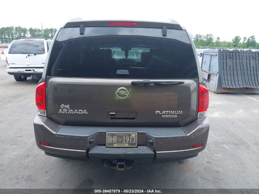 2014 Nissan Armada Platinum/Sl/Sv VIN: 5N1BA0NF3EN611813 Lot: 39457879