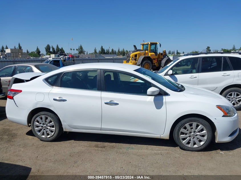 2015 Nissan Sentra S VIN: 3N1AB7AP0FY291670 Lot: 39457915
