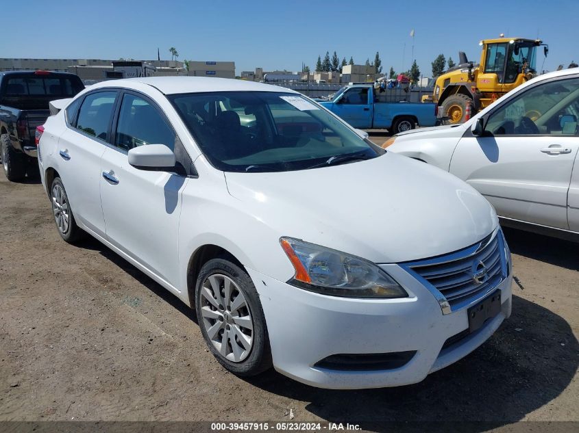 2015 Nissan Sentra S VIN: 3N1AB7AP0FY291670 Lot: 39457915