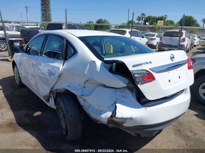 2015 Nissan Sentra S VIN: 3N1AB7AP0FY291670 Lot: 39457915