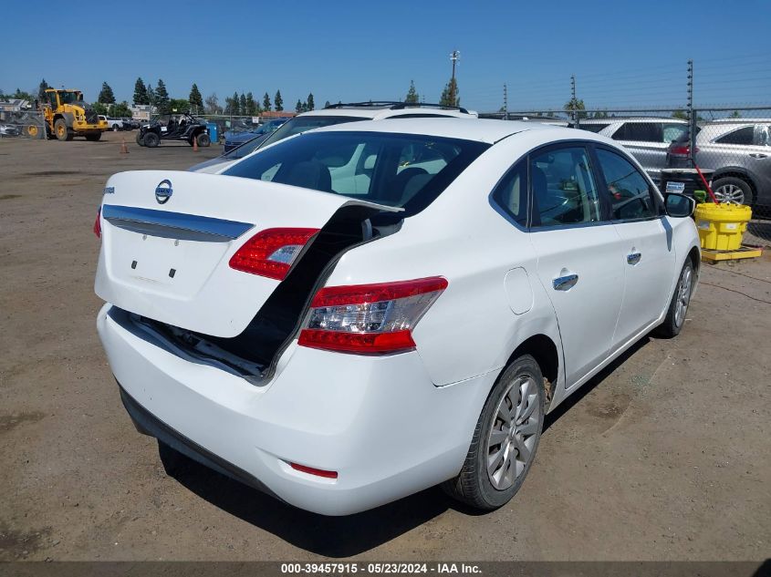 2015 Nissan Sentra S VIN: 3N1AB7AP0FY291670 Lot: 39457915