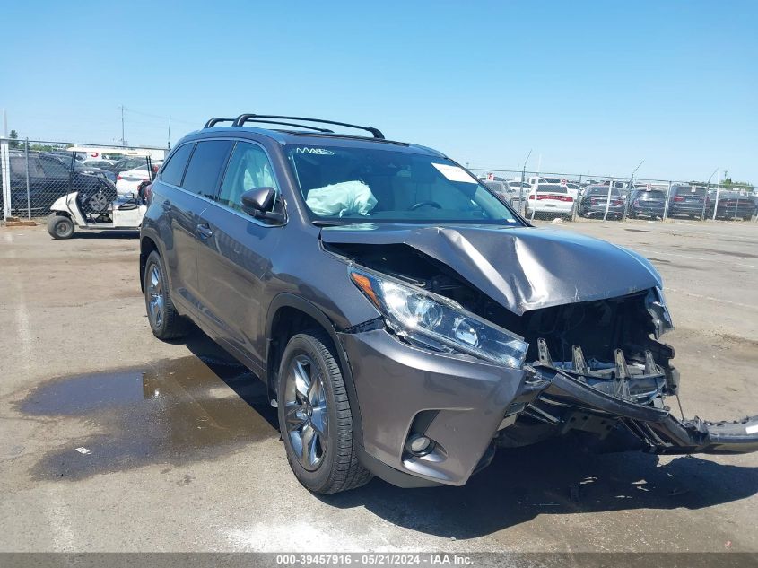 2018 TOYOTA HIGHLANDER LIMITED PLATINUM - 5TDDZRFHXJS490552