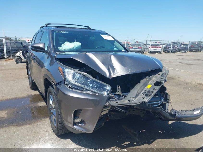 2018 Toyota Highlander Limited Platinum VIN: 5TDDZRFHXJS490552 Lot: 39457916