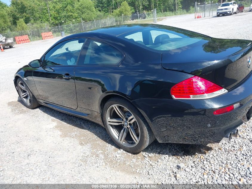 2007 BMW M6 VIN: WBSEH93537CY23758 Lot: 39457936