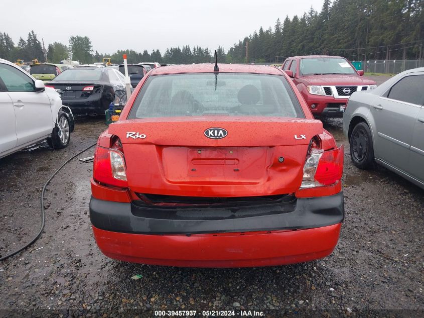 2006 Kia Rio Lx VIN: KNADE123966114629 Lot: 39457937