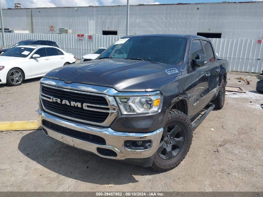 2019 Ram 1500 Big Horn/Lone Star 4X4 5'7 Box VIN: 1C6SRFFTXKN839170 Lot: 39457952