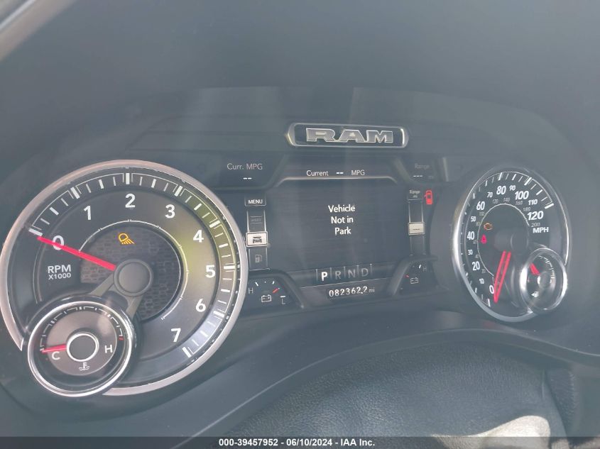 2019 Ram 1500 Big Horn/Lone Star 4X4 5'7 Box VIN: 1C6SRFFTXKN839170 Lot: 39457952