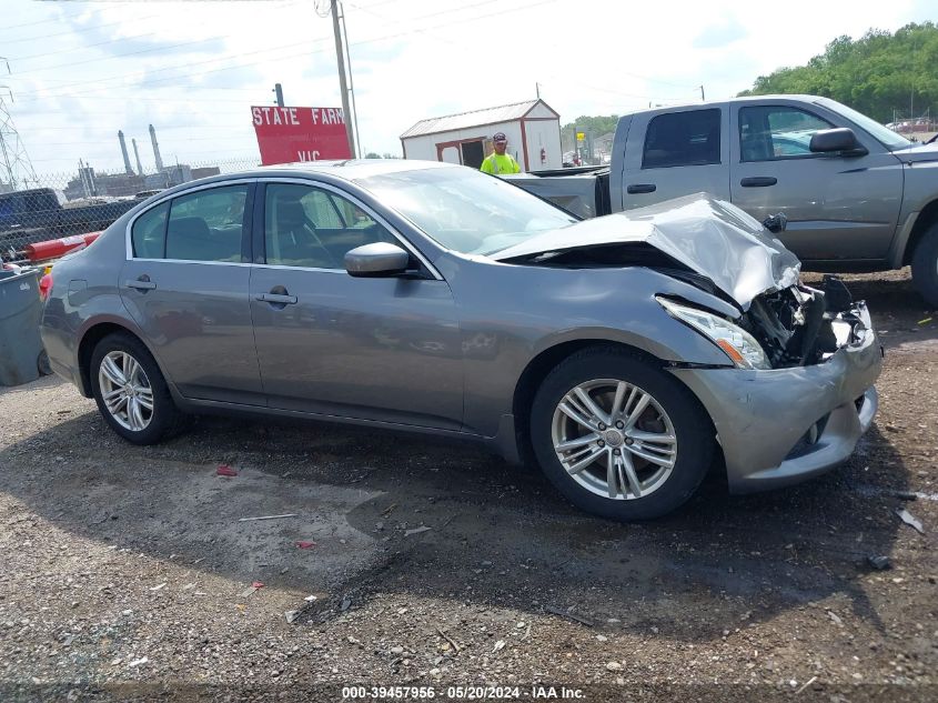 2013 Infiniti G37X VIN: JN1CV6AR4DM351266 Lot: 39457956