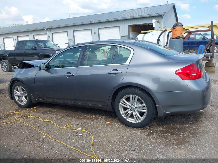 2013 Infiniti G37X VIN: JN1CV6AR4DM351266 Lot: 39457956