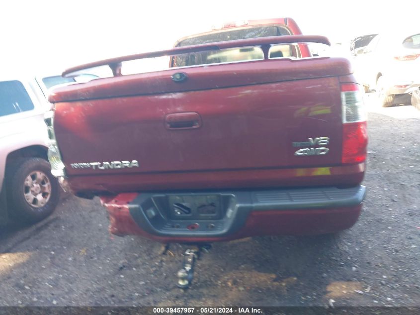 2006 Toyota Tundra Limited V8 VIN: 5TBDT48166S532137 Lot: 39457957