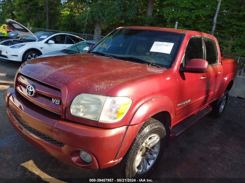 2006 Toyota Tundra Limited V8 VIN: 5TBDT48166S532137 Lot: 39457957