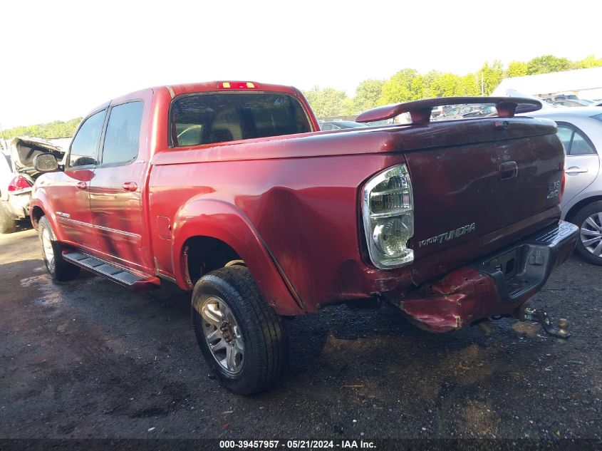 2006 Toyota Tundra Limited V8 VIN: 5TBDT48166S532137 Lot: 39457957