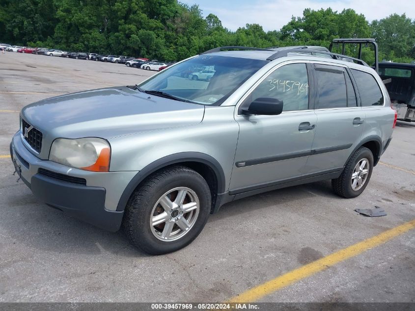 2003 Volvo Xc90 2.5L Turbo VIN: YV1CM59H231006088 Lot: 39457969