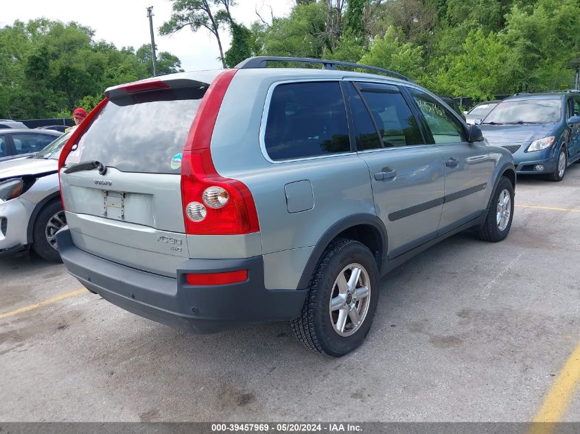 2003 Volvo Xc90 2.5L Turbo VIN: YV1CM59H231006088 Lot: 39457969