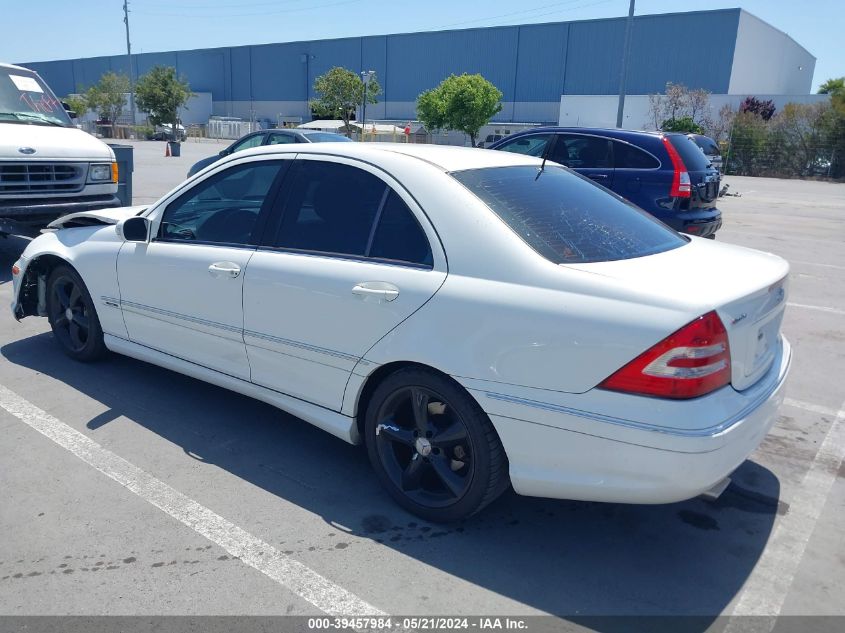 2006 Mercedes-Benz C 230 Sport VIN: WDBRF52H26F833471 Lot: 39457984