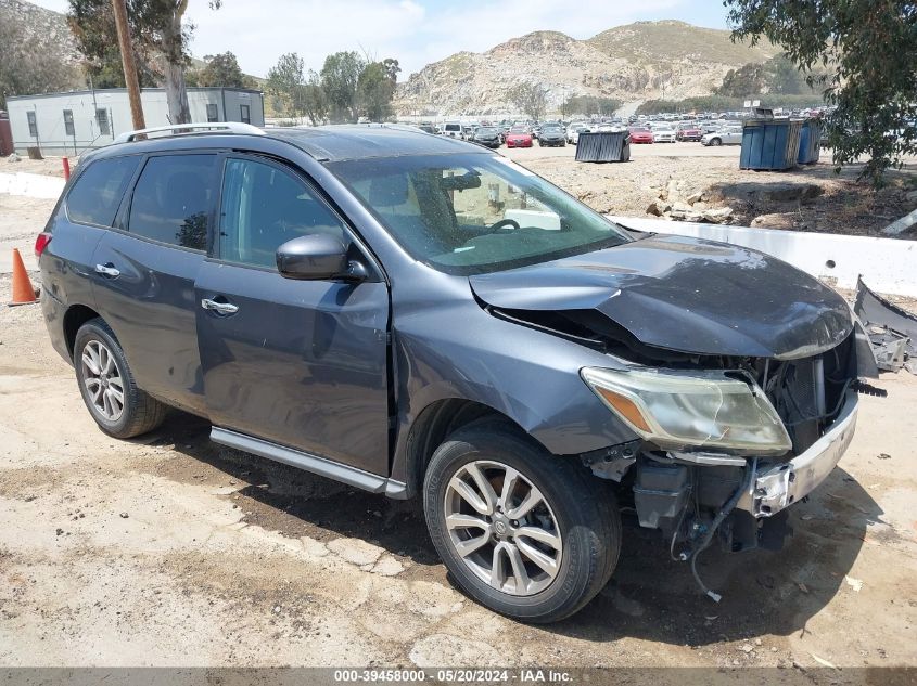 2013 Nissan Pathfinder Sv VIN: 5N1AR2MN2DC645017 Lot: 39458000