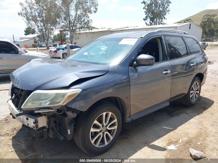 2013 Nissan Pathfinder Sv VIN: 5N1AR2MN2DC645017 Lot: 39458000