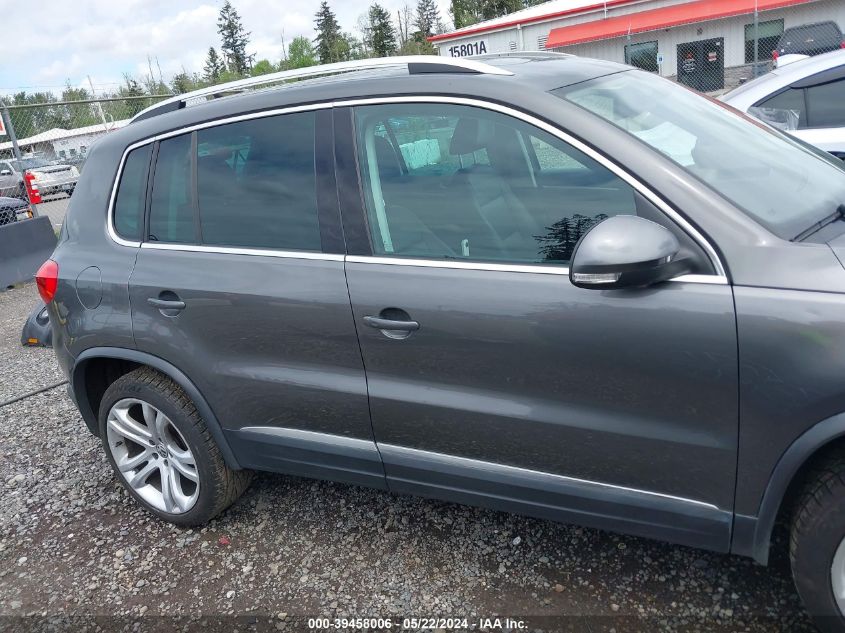 2012 Volkswagen Tiguan Sel VIN: WVGBV7AXXCW005802 Lot: 39458006