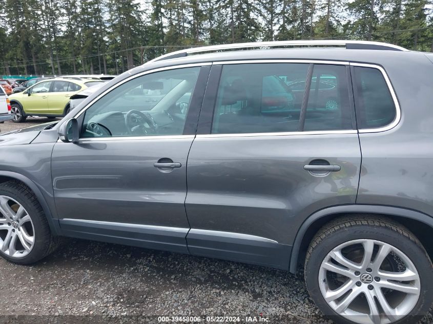 2012 Volkswagen Tiguan Sel VIN: WVGBV7AXXCW005802 Lot: 39458006