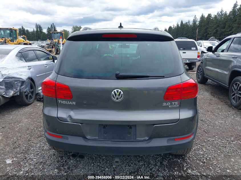 2012 Volkswagen Tiguan Sel VIN: WVGBV7AXXCW005802 Lot: 39458006