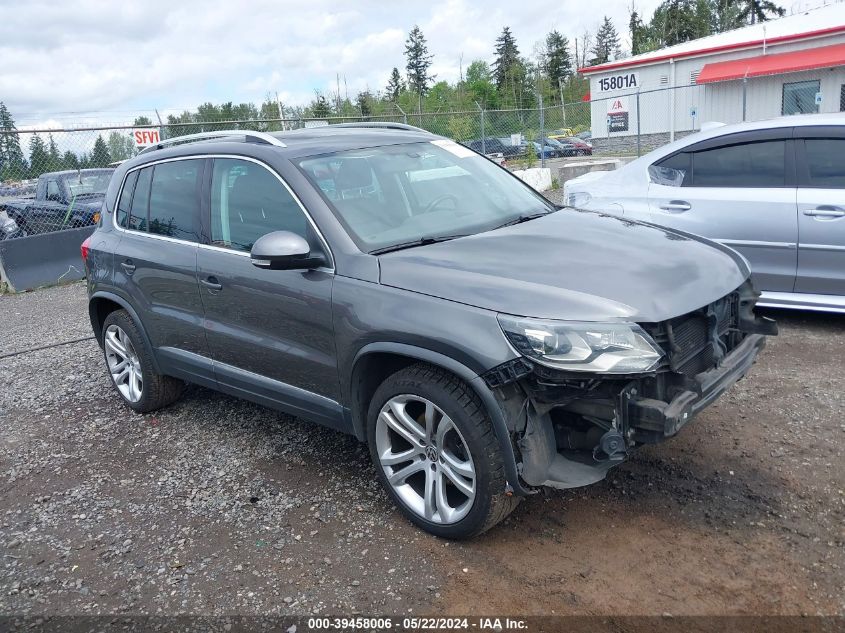 2012 Volkswagen Tiguan Sel VIN: WVGBV7AXXCW005802 Lot: 39458006