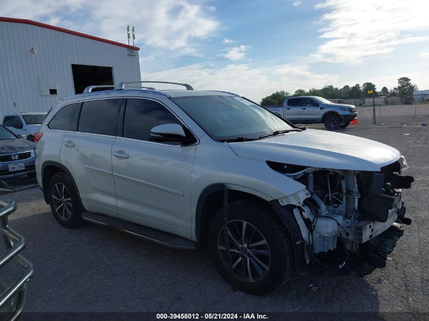 2017 Toyota Highlander Xle VIN: 5TDJZRFH3HS513473 Lot: 39458012