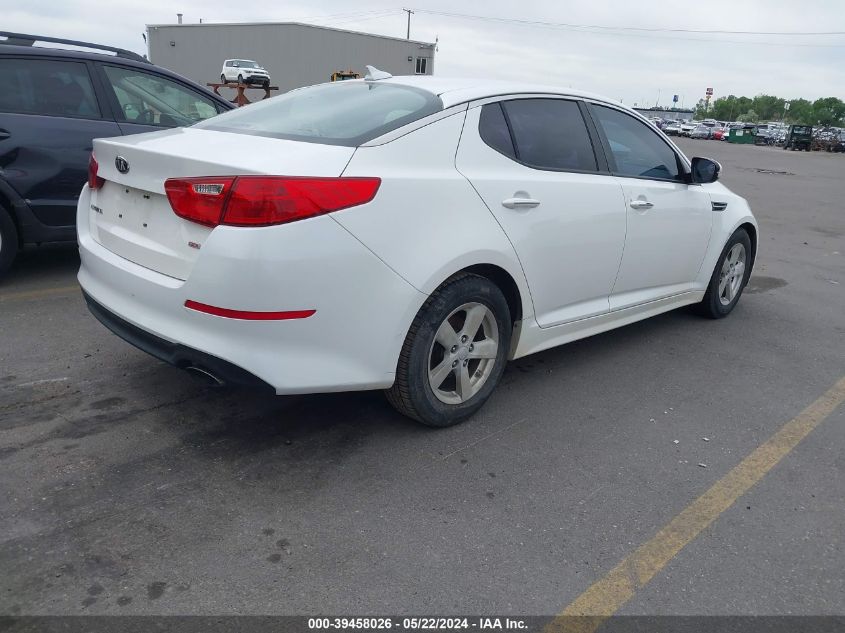 2014 Kia Optima Lx VIN: KNAGM4A77E5476212 Lot: 39458026