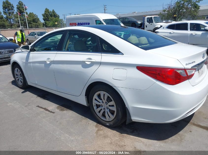 2012 Hyundai Sonata Gls VIN: 5NPEB4AC8CH395195 Lot: 39458027