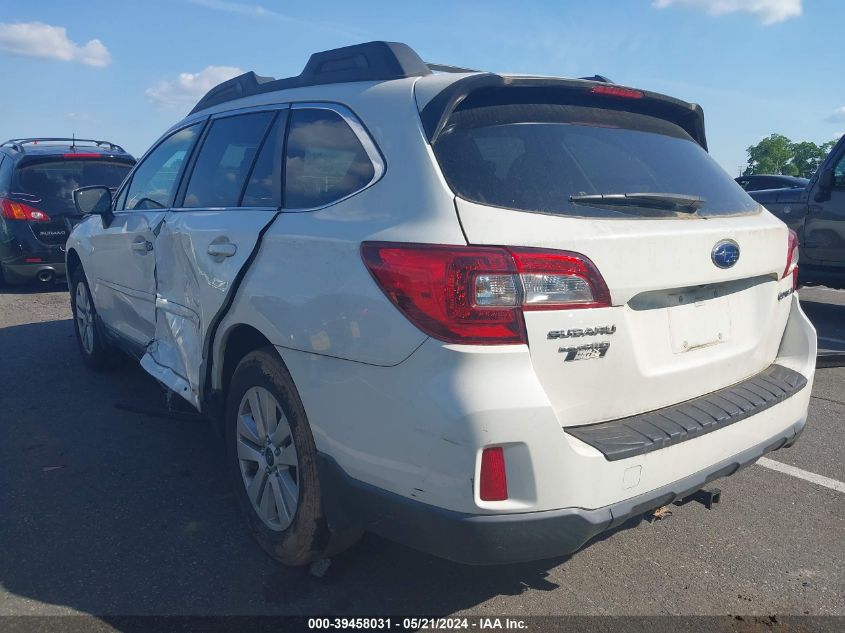 2015 Subaru Outback 2.5I Premium VIN: 4S4BSADC7F3355621 Lot: 39458031