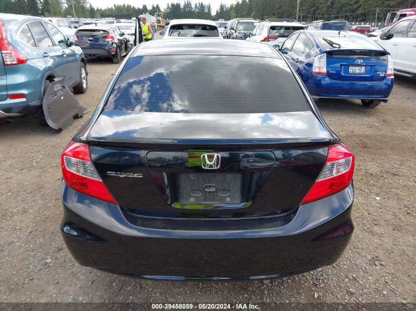 2012 Honda Civic Ex VIN: 2HGFB2F81CH598498 Lot: 39458059