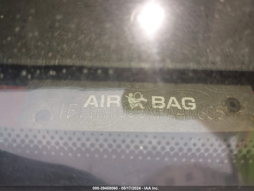 1999 Ford Ranger VIN: 1FTYR10C3XPA41605 Lot: 39458060