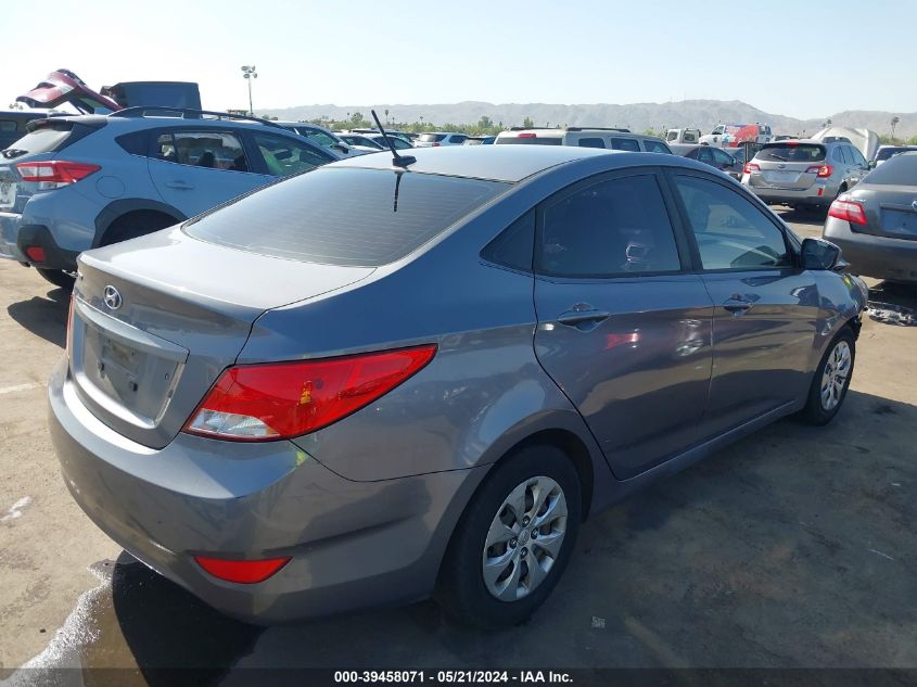 2016 Hyundai Accent Se VIN: KMHCT4AE6GU105243 Lot: 39458071