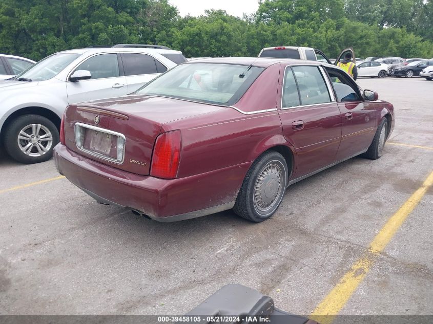 2000 Cadillac Deville VIN: 1G6KD54Y2YU269750 Lot: 39458105